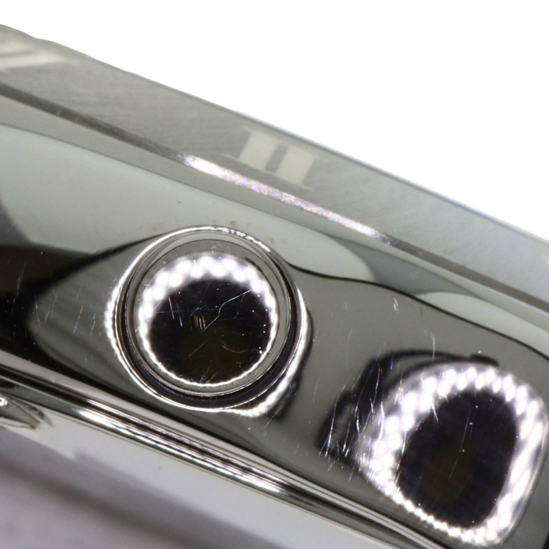 卡地亞 W10184U2 Chronoscaph LM 男士腕錶,精鋼/精鋼/橡膠錶帶-10