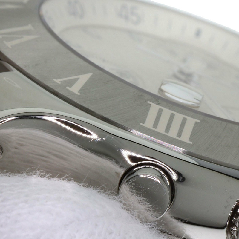 卡地亞 W10184U2 Chronoscaph LM 男士腕錶,精鋼/精鋼/橡膠錶帶-12