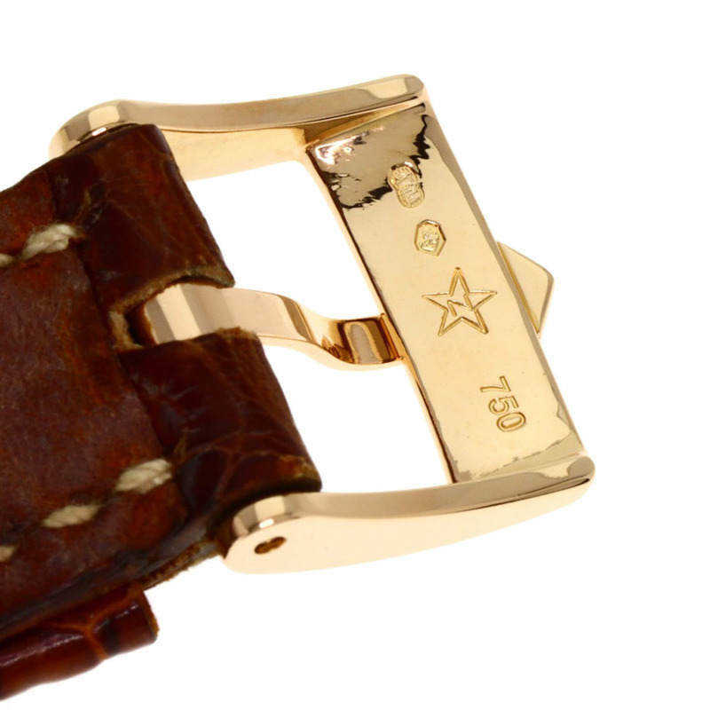 真力時 (Zenith) 22.2310.692 Elite 超薄月相鑲鑽腕錶,18K 玫瑰金錶殼搭配真皮錶帶,女士款-8