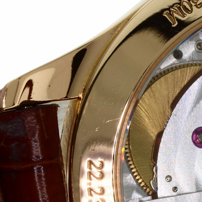 真力時 (Zenith) 22.2310.692 Elite 超薄月相鑲鑽腕錶,18K 玫瑰金錶殼搭配真皮錶帶,女士款-26