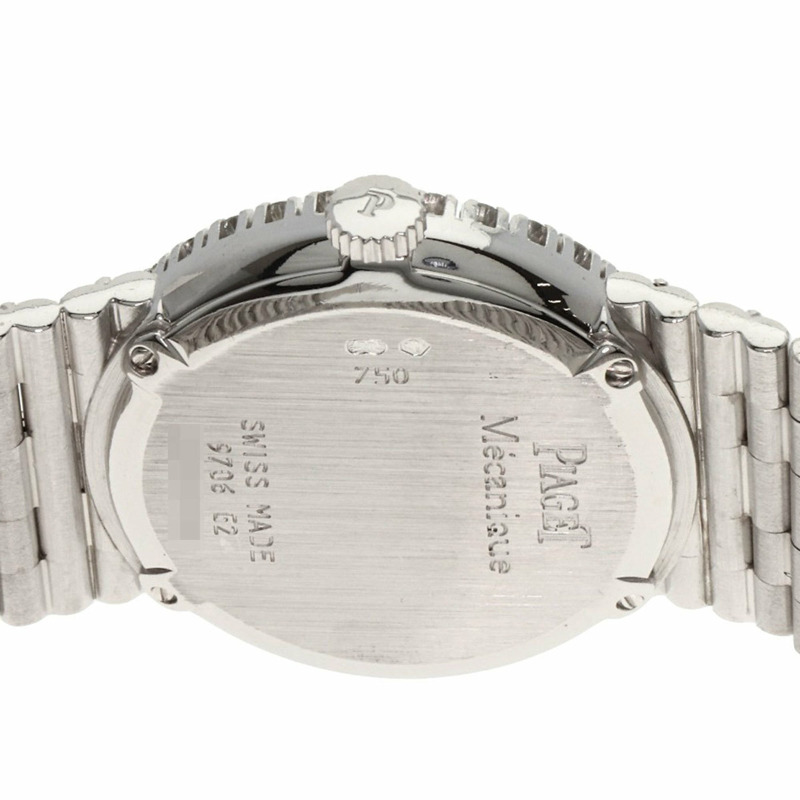 伯爵9706G2 Tradition系列鑽石腕錶,18K白金錶殼,鑲鑽,女士款-6