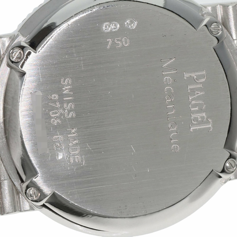 伯爵9706G2 Tradition系列鑽石腕錶,18K白金錶殼,鑲鑽,女士款-17