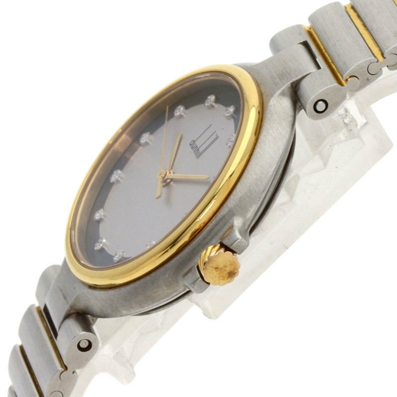 登喜路千禧年腕錶 不銹鋼/SS/GP 男士-4