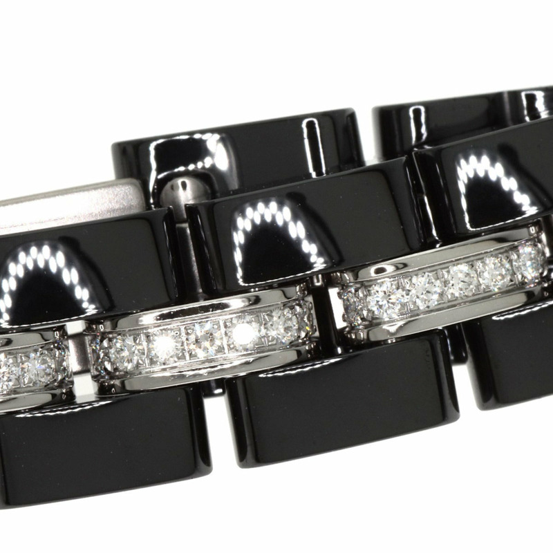 香奈兒 H5236 J12 XS 19毫米鑲鑽陶瓷/陶瓷女士腕錶-11