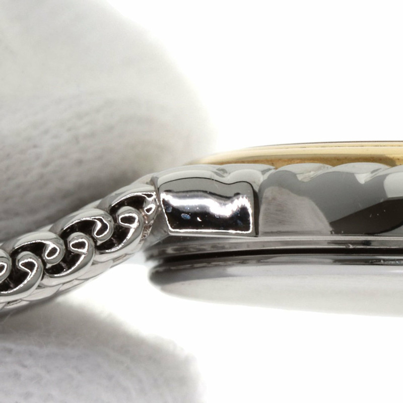 精工 5A70-0260 Credor 圓形錶盤藍瑪瑙腕錶,不鏽鋼/SS/18K黃金,女款-12