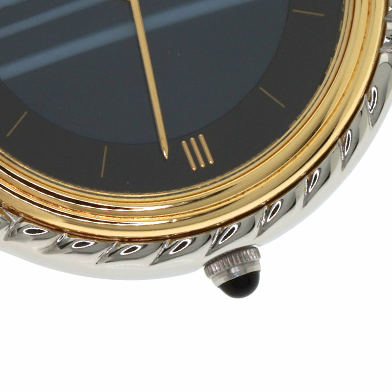 精工 5A70-0260 Credor 圓形錶盤藍瑪瑙腕錶,不鏽鋼/SS/18K黃金,女款-21