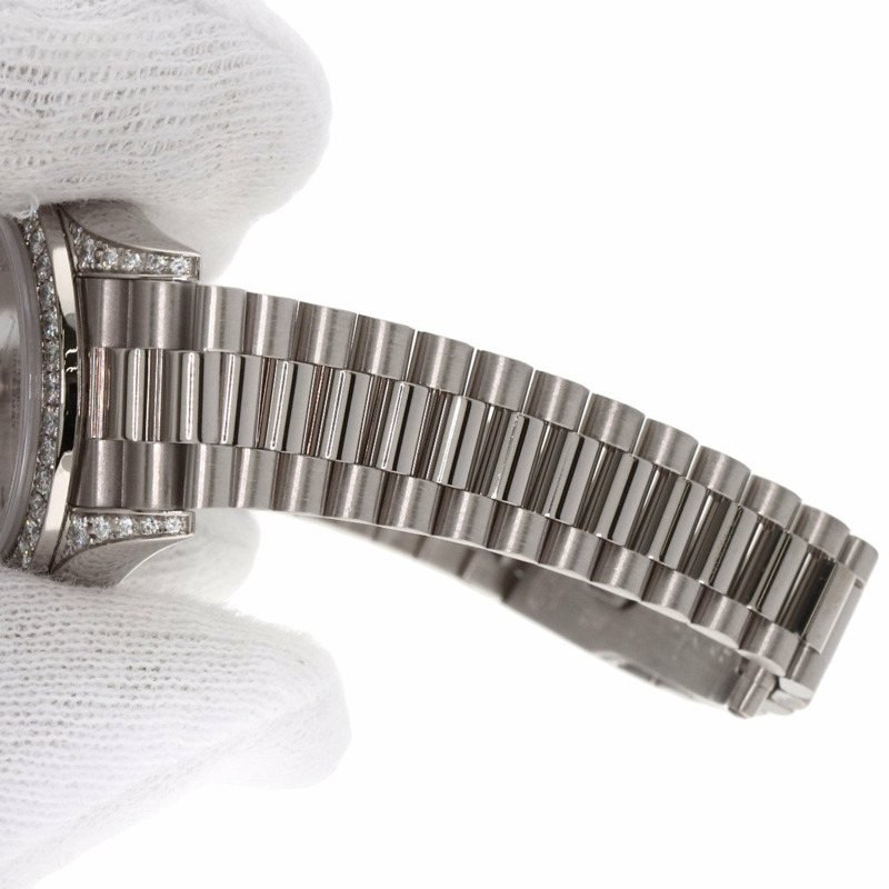 勞力士 79159G Datejust 10 件套錶圈鑲鑽腕錶,18K 白金/18KWG/鑽石女士腕錶-9