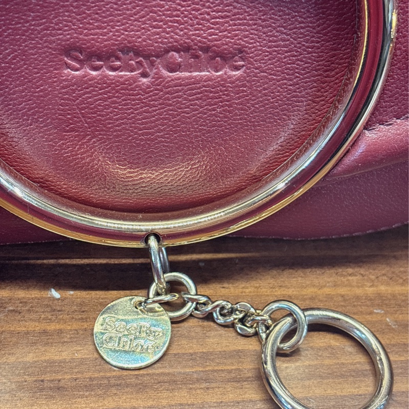 See by Chloe 酒紅色手提包-5