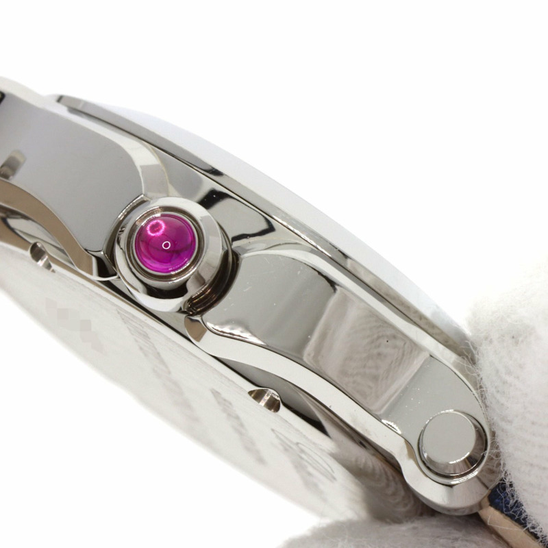 蕭邦 (Chopard) 27/8509 Happy Sport 3P 鑲鑽女錶,精鋼錶殼搭配緞面皮革錶帶。-12