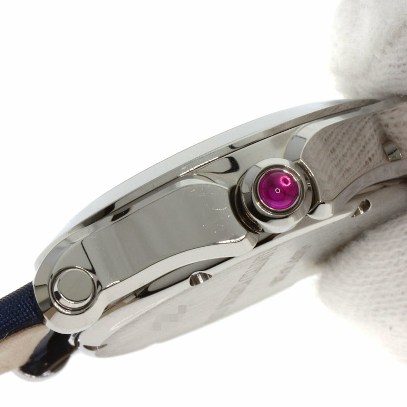 蕭邦 (Chopard) 27/8509 Happy Sport 3P 鑲鑽女錶,精鋼錶殼搭配緞面皮革錶帶。-13