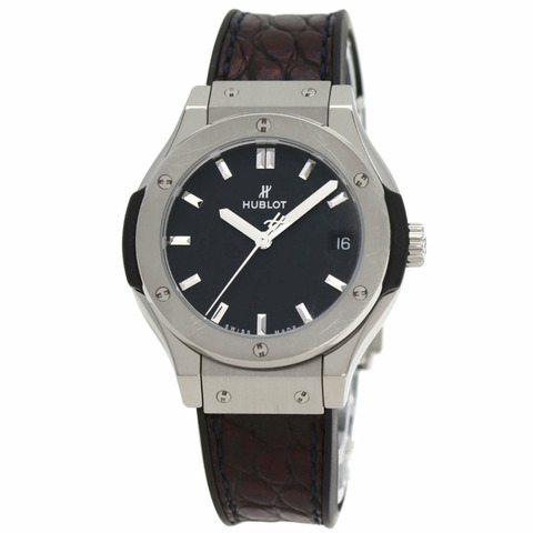 宇舶錶 581.NX.1171.RX 經典融合系列鈦金屬腕錶，鈦金屬/橡膠/皮革錶帶，女款