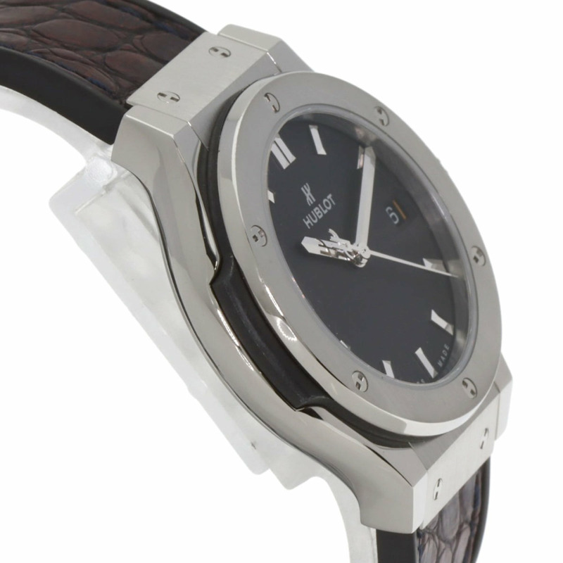 宇舶錶 581.NX.1171.RX 經典融合系列鈦金屬腕錶,鈦金屬/橡膠/皮革錶帶,女款-5