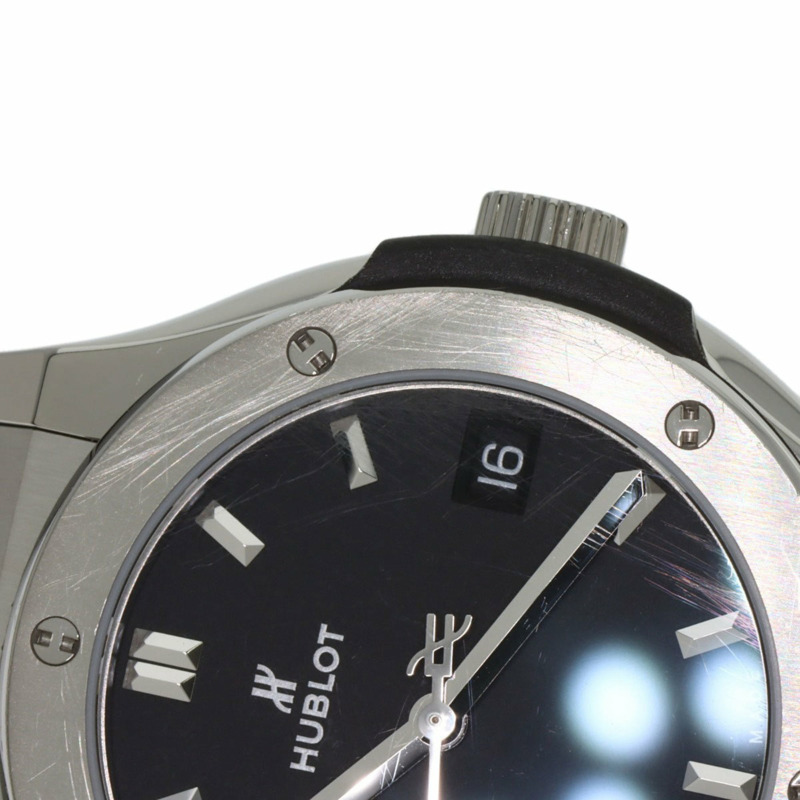 宇舶錶 581.NX.1171.RX 經典融合系列鈦金屬腕錶,鈦金屬/橡膠/皮革錶帶,女款-21