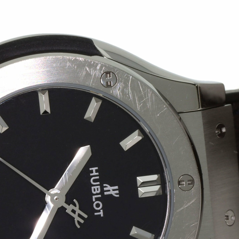 宇舶錶 581.NX.1171.RX 經典融合系列鈦金屬腕錶,鈦金屬/橡膠/皮革錶帶,女款-23