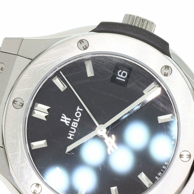 宇舶錶 581.NX.1171.RX 經典融合系列鈦金屬腕錶,鈦金屬/橡膠/皮革錶帶,女款-24