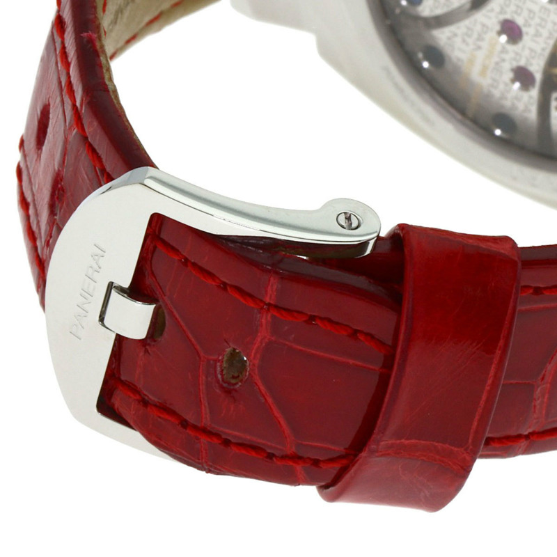 沛納海 PAM00114/OP6568 Luminor Base 44毫米精鋼/皮革男士腕錶-7