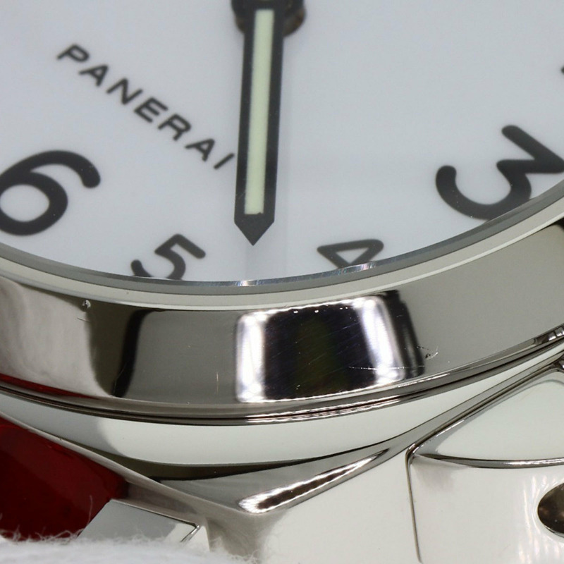 沛納海 PAM00114/OP6568 Luminor Base 44毫米精鋼/皮革男士腕錶-21