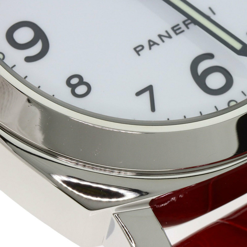 沛納海 PAM00114/OP6568 Luminor Base 44毫米精鋼/皮革男士腕錶-31