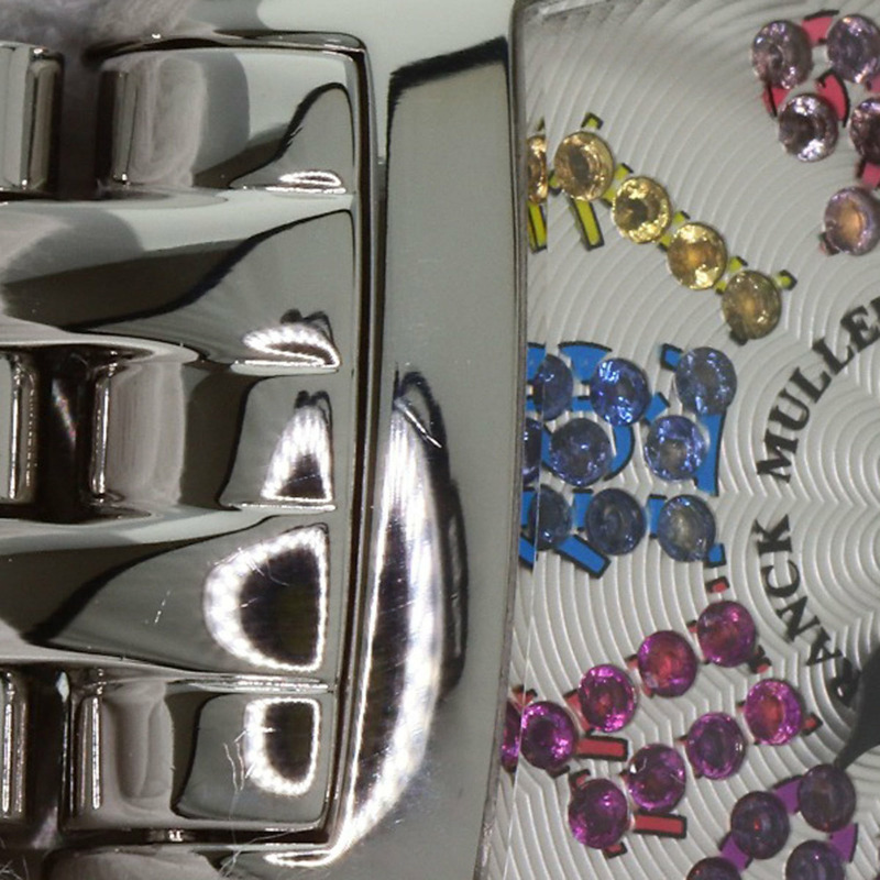 Franck Muller 2252 QZ MAG COL Tonneau Curvex Magic Color 女士不銹鋼腕錶-12