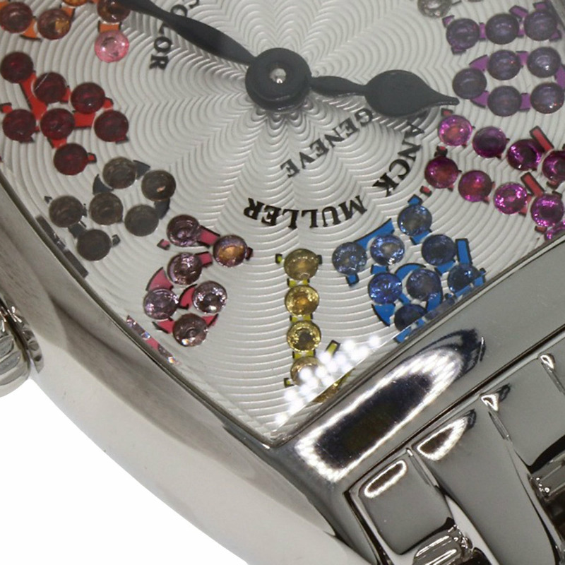 Franck Muller 2252 QZ MAG COL Tonneau Curvex Magic Color 女士不銹鋼腕錶-20