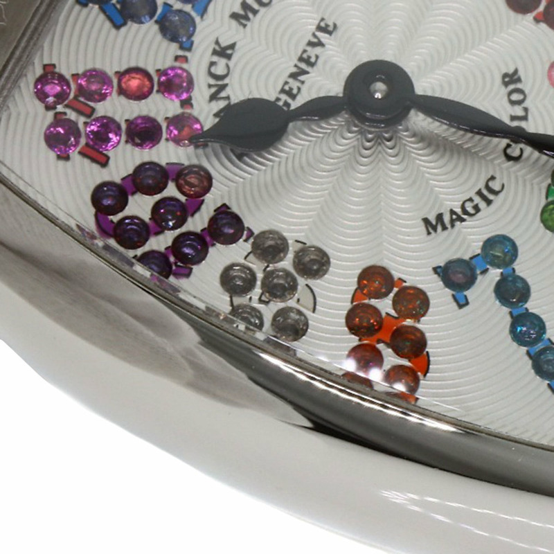 Franck Muller 2252 QZ MAG COL Tonneau Curvex Magic Color 女士不銹鋼腕錶-23