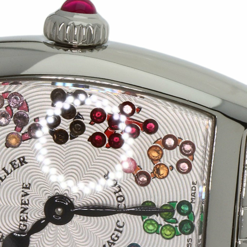 Franck Muller 2252 QZ MAG COL Tonneau Curvex Magic Color 女士不銹鋼腕錶-24