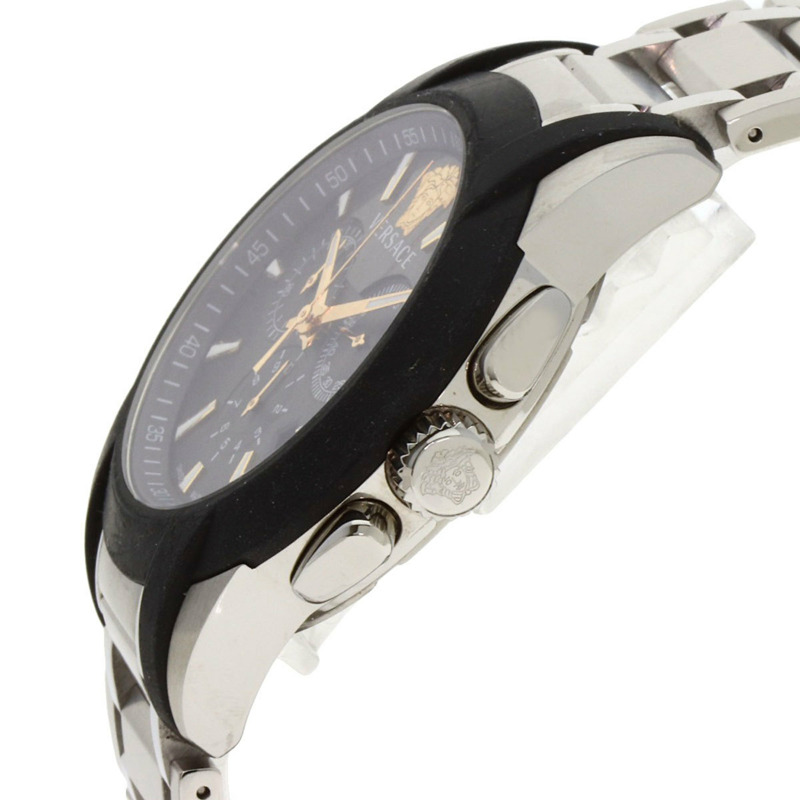 范思哲 VEM8 美杜莎計時腕錶,不鏽鋼/SS 男士腕錶-4