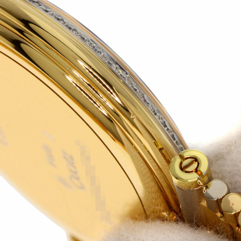 卡地亞 VLC 路易旺多姆 LM 鑽石腕錶，18K 黃金/18K 三色鑽石，女款-12