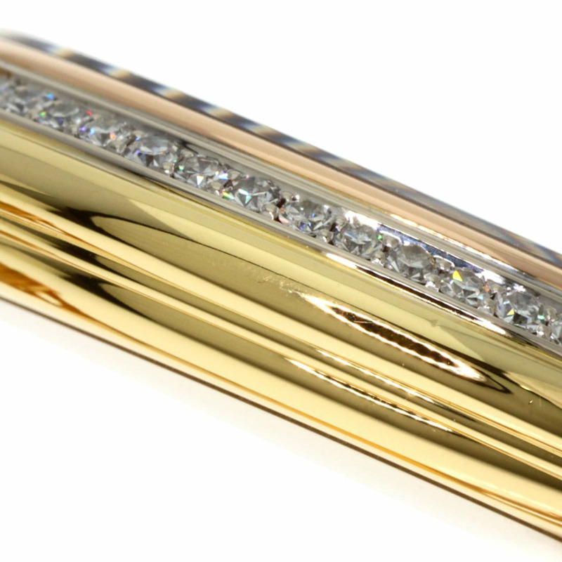 卡地亞 VLC 路易旺多姆 LM 鑽石腕錶，18K 黃金/18K 三色鑽石，女款-13