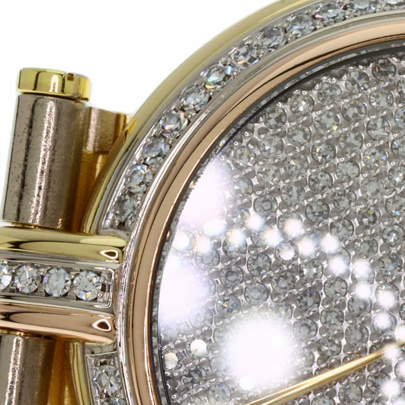 卡地亞 VLC 路易旺多姆 LM 鑽石腕錶，18K 黃金/18K 三色鑽石，女款-21