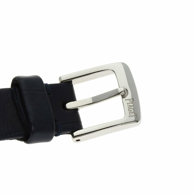 伯爵 G0A43080 Possession 女士鑲鑽腕錶,精鋼錶殼搭配皮革錶帶。-13