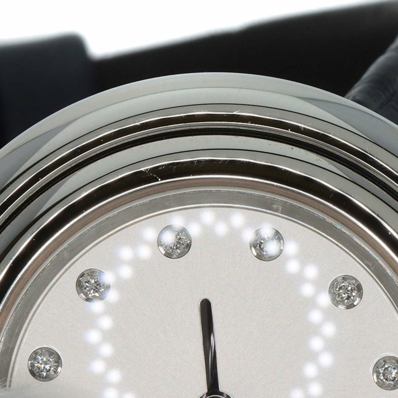 伯爵 G0A43080 Possession 女士鑲鑽腕錶,精鋼錶殼搭配皮革錶帶。-20