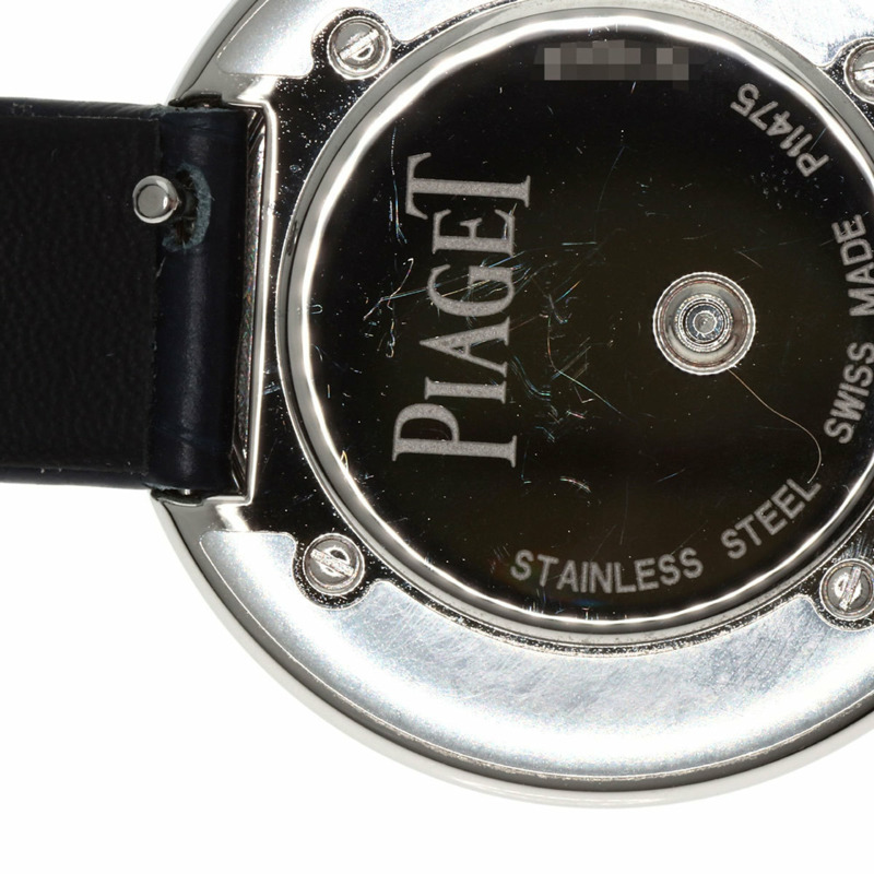 伯爵 G0A43080 Possession 女士鑲鑽腕錶,精鋼錶殼搭配皮革錶帶。-22