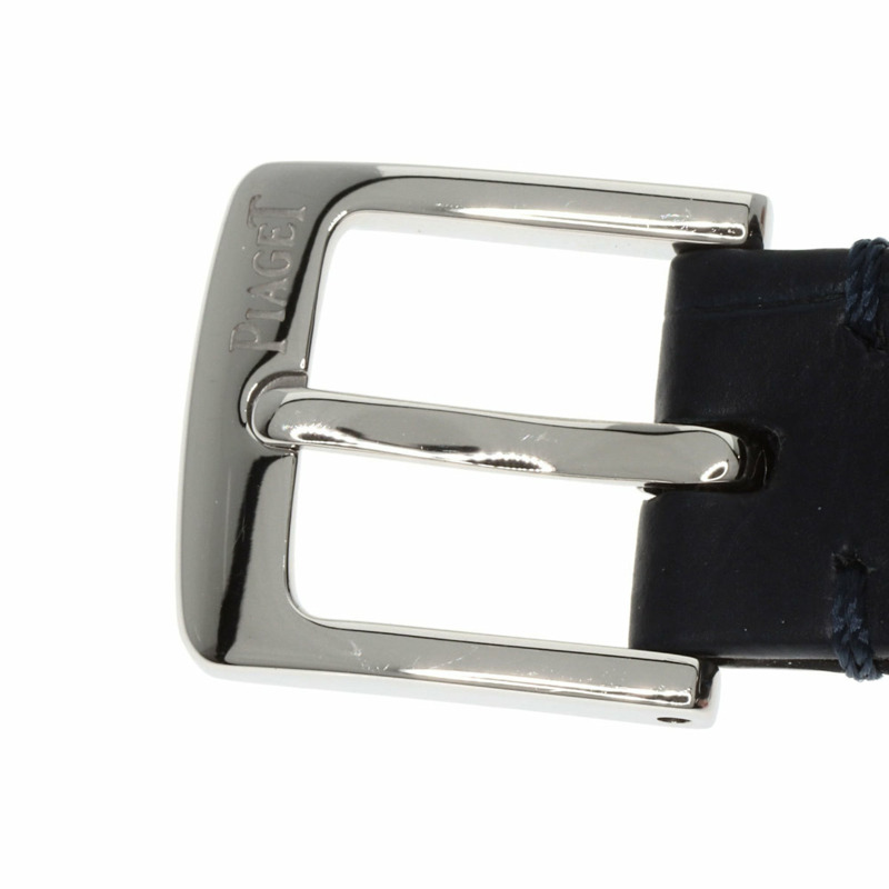 伯爵 G0A43080 Possession 女士鑲鑽腕錶,精鋼錶殼搭配皮革錶帶。-24