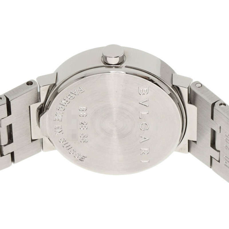 寶格麗 BB23SS/12 12P 鑲鑽女錶 不鏽鋼/SS-6