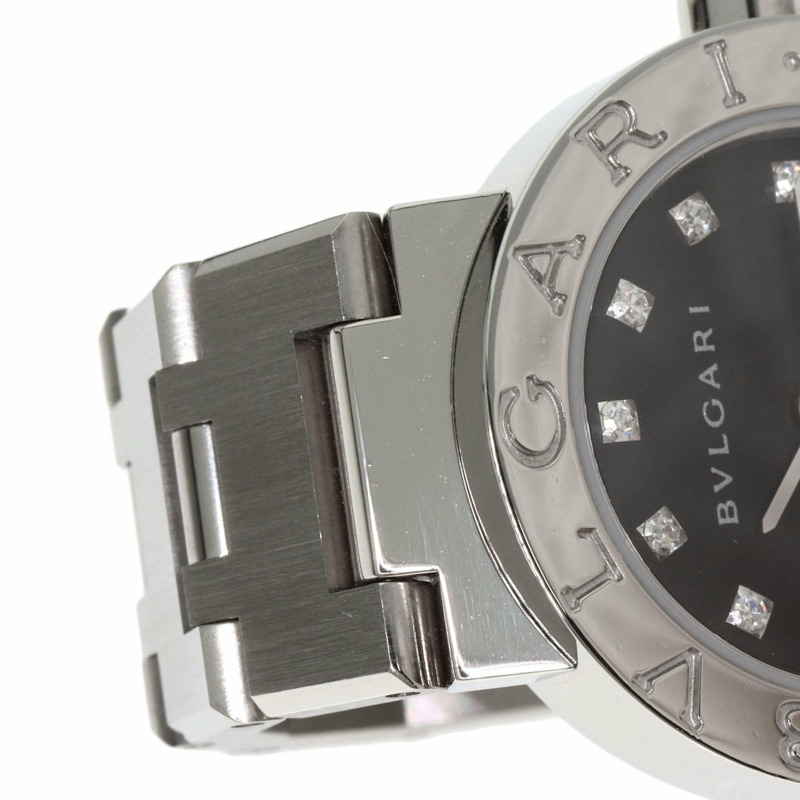 寶格麗 BB23SS/12 12P 鑲鑽女錶 不鏽鋼/SS-13