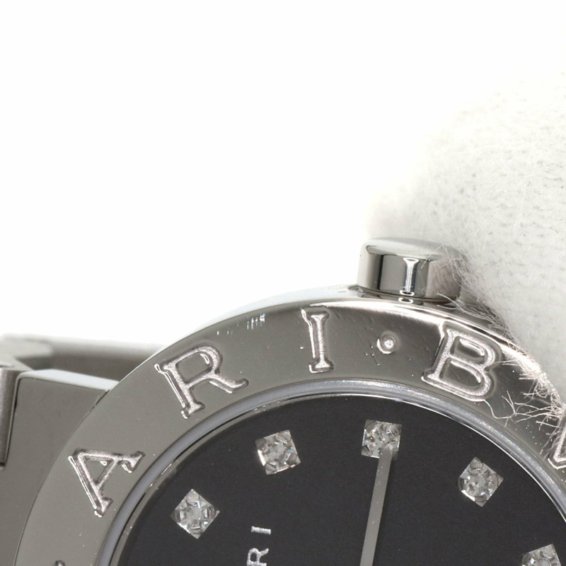 寶格麗 BB23SS/12 12P 鑲鑽女錶 不鏽鋼/SS-14