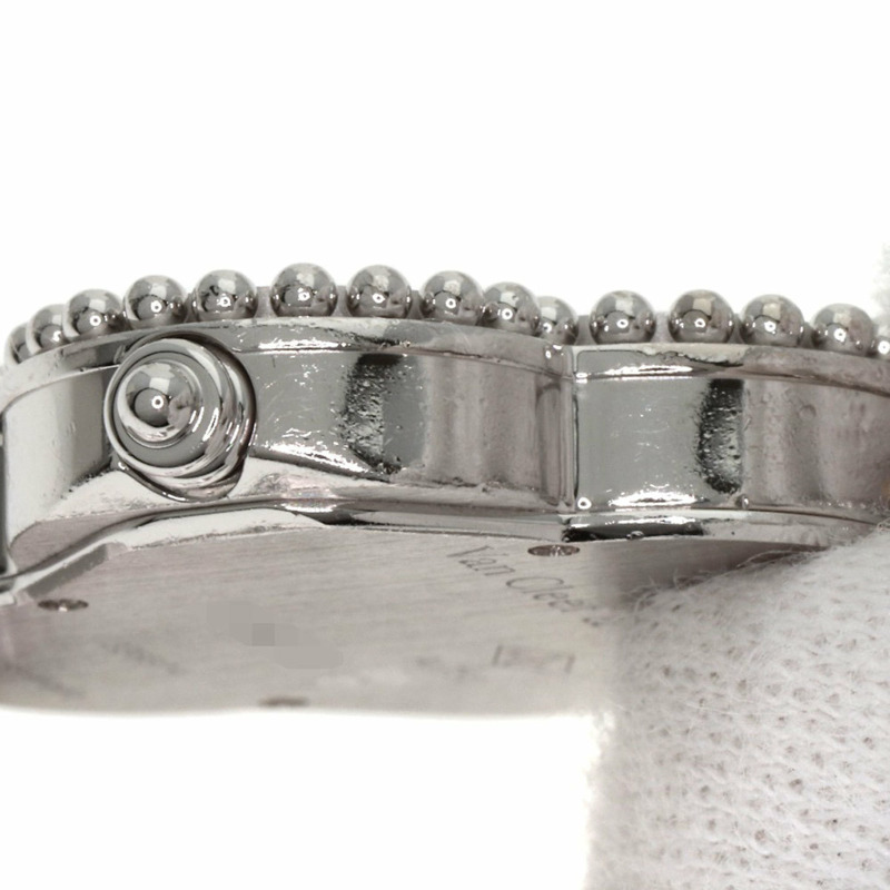 梵克雅寶 (Van Cleef & Arpels) VCARO40S00 復古 Alhambra 系列腕錶,18K 白金/18KWG 女士款-10