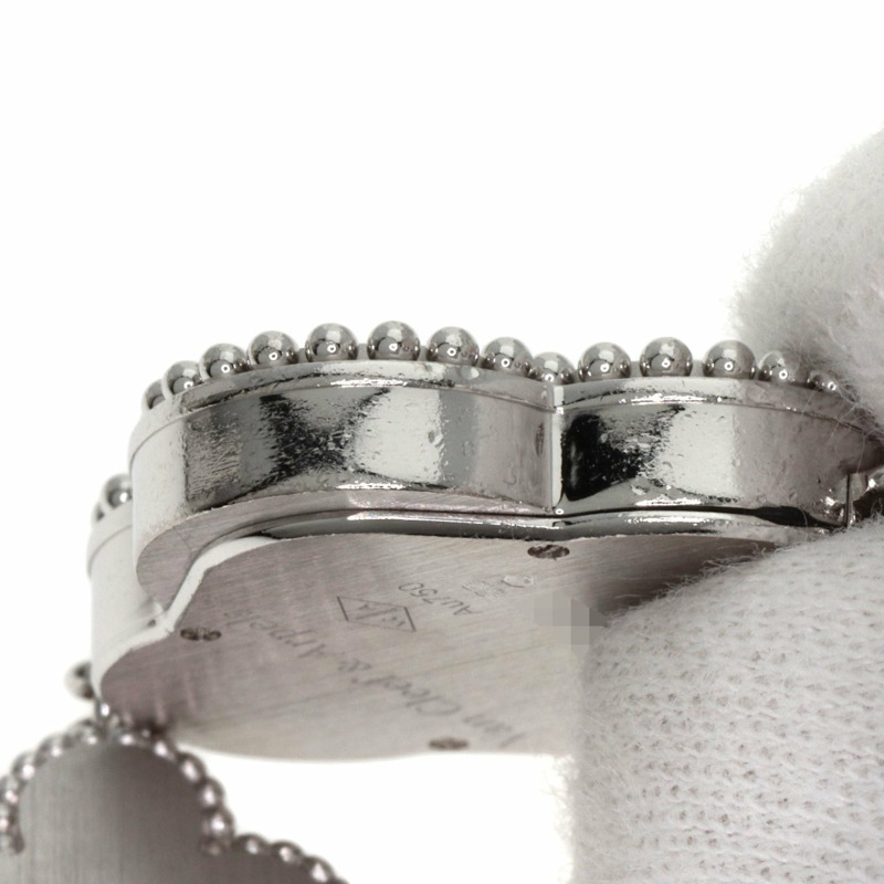 梵克雅寶 (Van Cleef & Arpels) VCARO40S00 復古 Alhambra 系列腕錶,18K 白金/18KWG 女士款-12