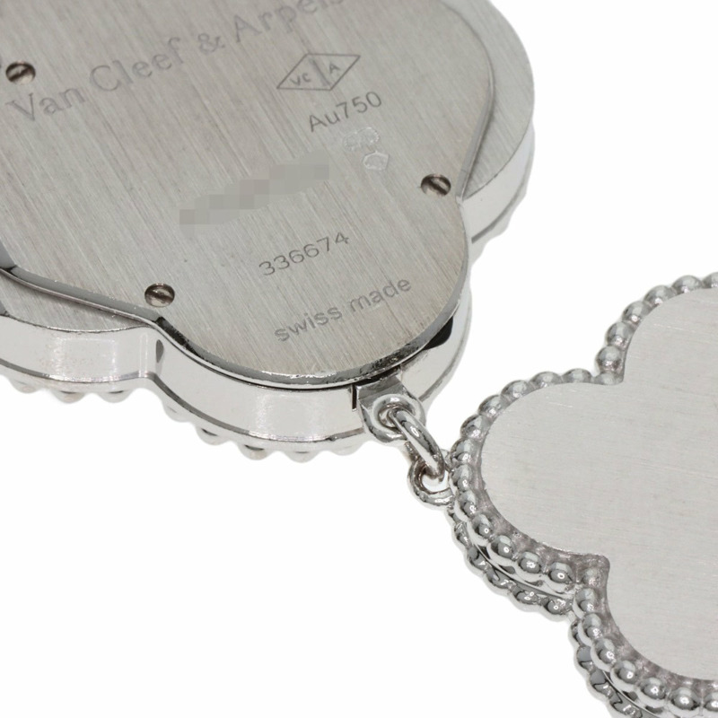 梵克雅寶 (Van Cleef & Arpels) VCARO40S00 復古 Alhambra 系列腕錶,18K 白金/18KWG 女士款-21