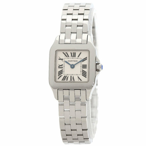 卡地亞 W25064Z5 Santos Demoiselle SM 女士精鋼腕錶