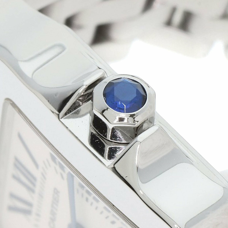 卡地亞 W25064Z5 Santos Demoiselle SM 女士精鋼腕錶-8