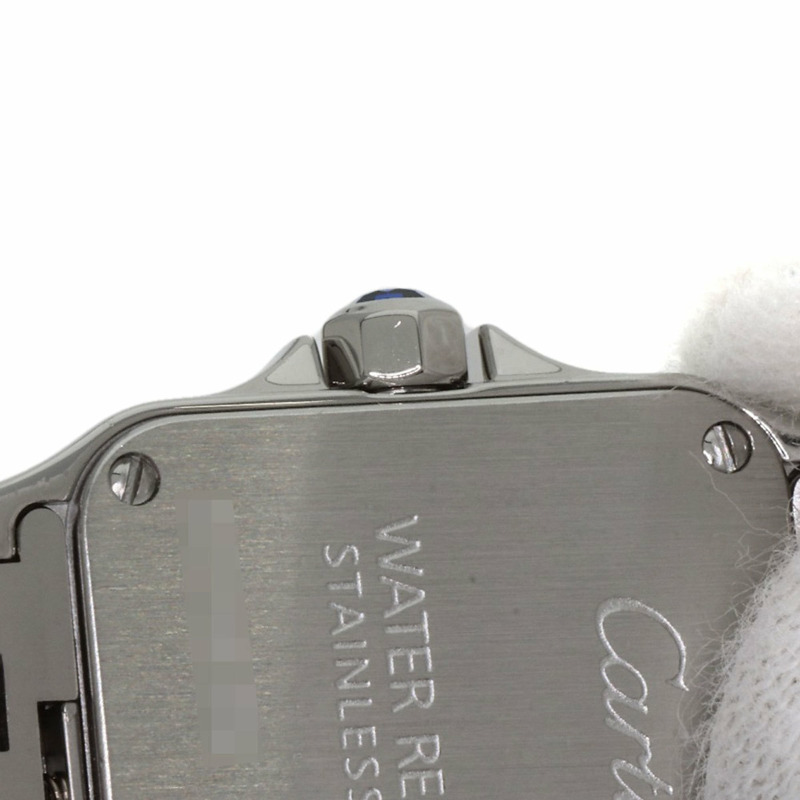 卡地亞 W25064Z5 Santos Demoiselle SM 女士精鋼腕錶-17