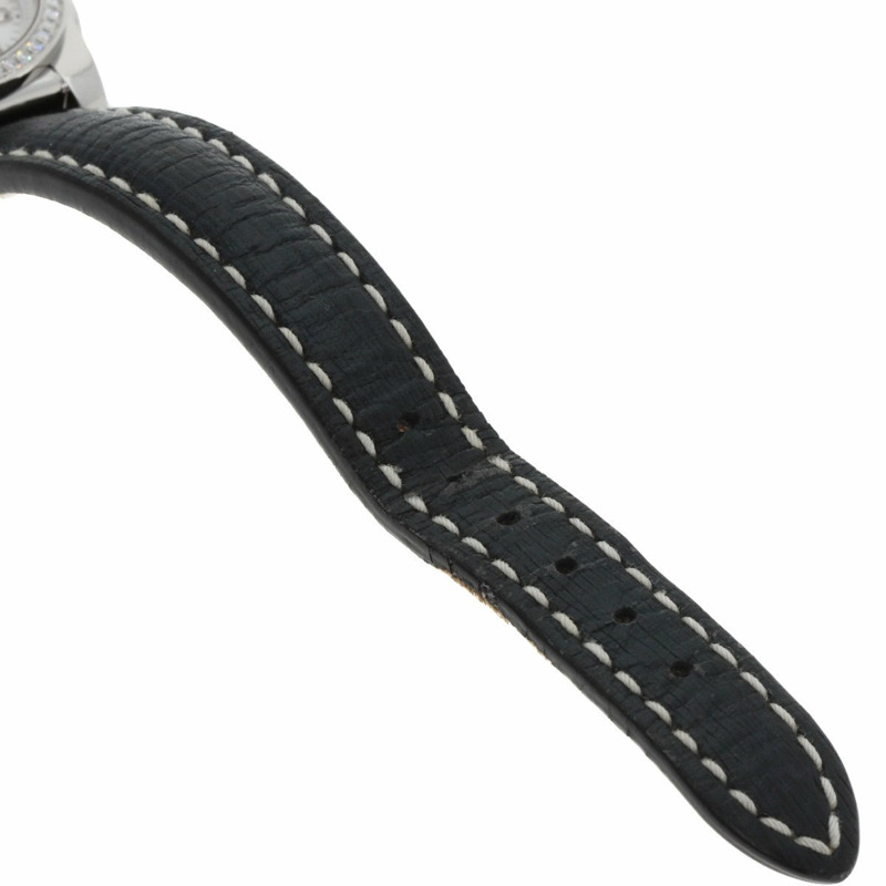 百年靈 Galactic 29 8P 鑲鑽錶圈,不鏽鋼/皮革錶帶,女錶,A72348-8