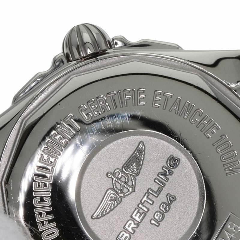 百年靈 Galactic 29 8P 鑲鑽錶圈,不鏽鋼/皮革錶帶,女錶,A72348-22