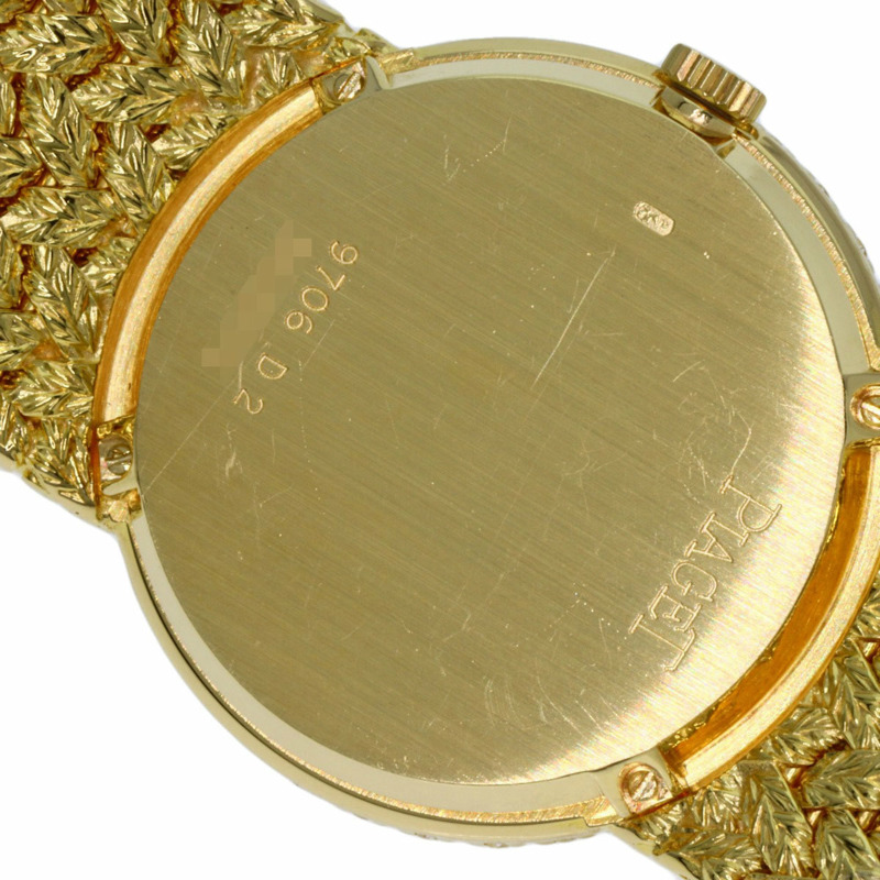伯爵9706D2 Tradition 12P紅寶石鑽石腕錶,18K黃金錶殼,鑲鑽,女士款-16