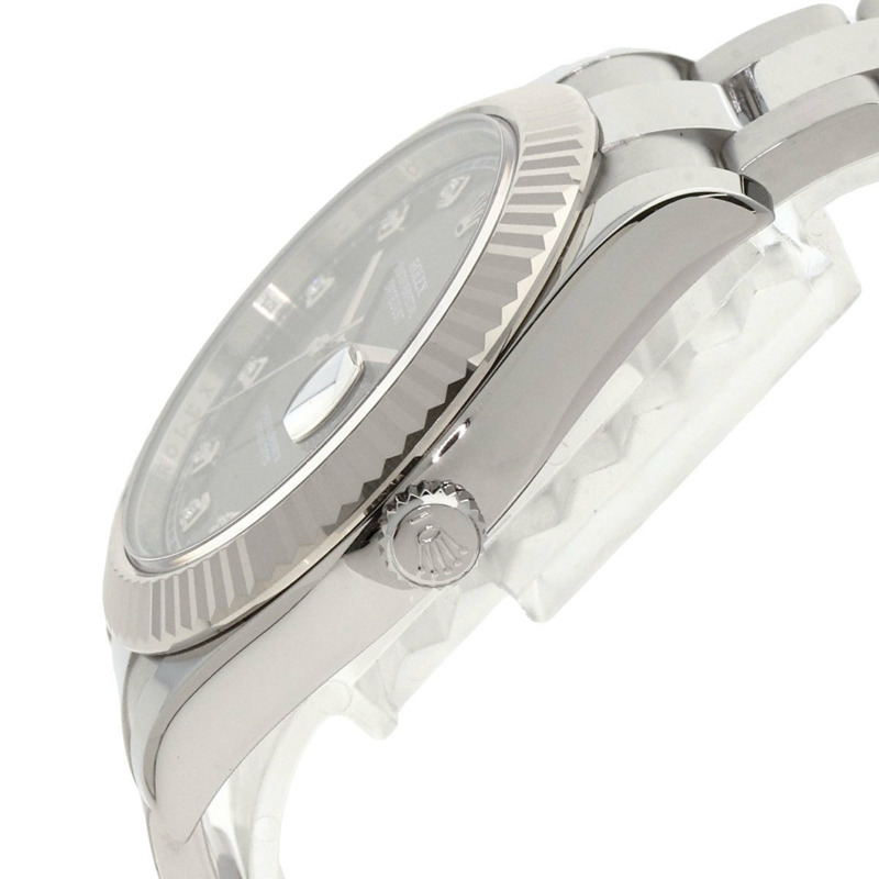 勞力士 116334G Datejust II 10P 鑲鑽腕錶 不鏽鋼/SS/18K 白金 男款 ROLEX-4