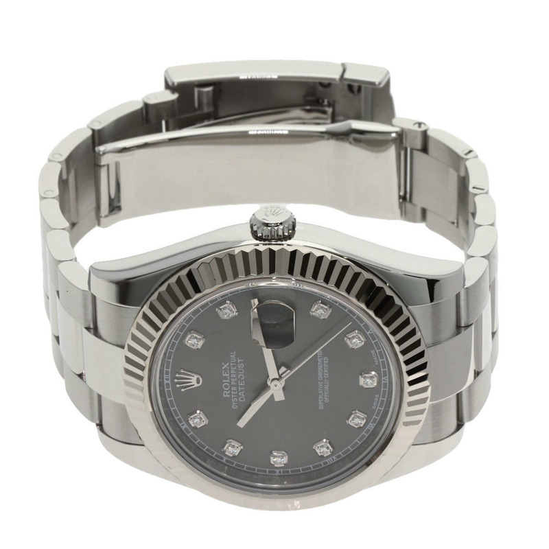 勞力士 116334G Datejust II 10P 鑲鑽腕錶 不鏽鋼/SS/18K 白金 男款 ROLEX-8