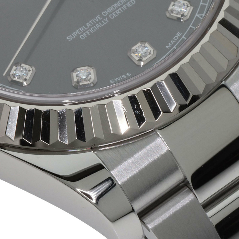 勞力士 116334G Datejust II 10P 鑲鑽腕錶 不鏽鋼/SS/18K 白金 男款 ROLEX-19