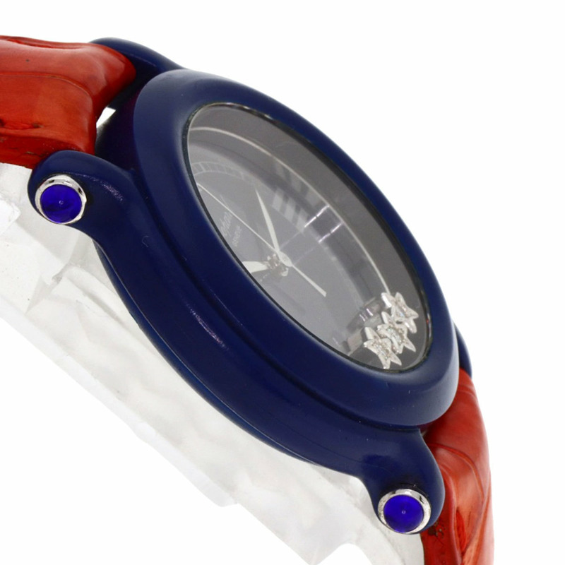 蕭邦 27/7778 Happy Star 三鑽腕錶,限量版 1000 枚,塑膠/皮革錶帶,女士款-5